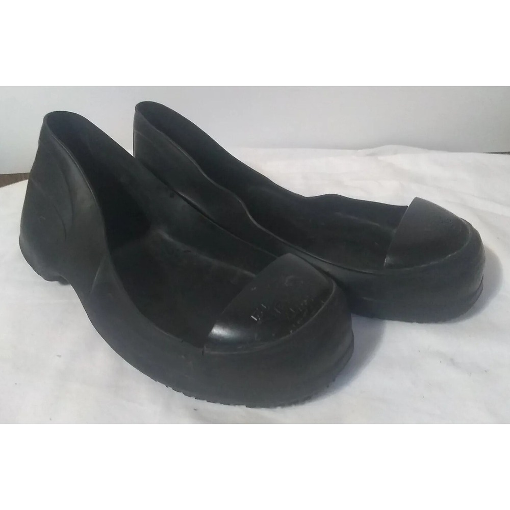 Oshatoes Steel‎ Toed Rubber Over Shoe Black Size XS READ